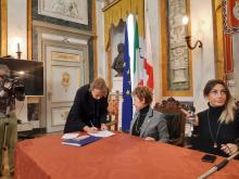 Firma Maria Luisa Gallinotti Regione Liguria)