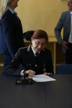 Firma accordo sicurezza stradale-Firma Bellenzier