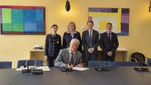 Firma accordo sicurezza stradale-Firma Ferriello