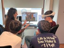 Demo con tre bimbi alla Casa delle Tecnologie Emergenti di Pra' Demo con tre bimbi alla Casa delle Tecnologie Emergenti di Pra'