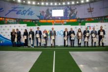 Una premiazione