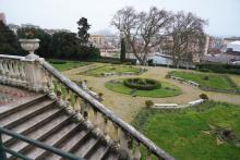 Il giardino all'italiana del parco di Villa Duchessa di Galliera, a Voltri