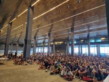 Giovani pellegrini di Madrid ospitati al Jean Nouvel (messa 4 agosto)