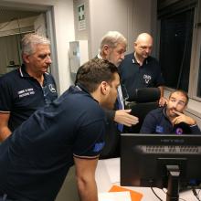 bucci in sala operativa