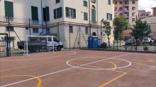 campo sportivo Villa Carrega - particolare