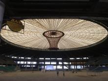 Il soffitto del Palasport