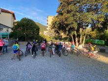 Il Bicibus dell'Istituto Comprensivo Molassana e Prato (foto di repertorio)