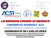 locandina La Grande Crono di Genova