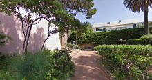 Tratto di passeggiata "Anita Garibaldi" costeggiante il Castello di Nervi (screen Google Maps)