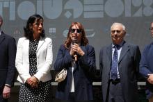 L'assessora Beghin all'inaugurazione della Genova Design Week