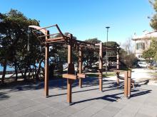 Inaugurazione area calistenica Quinto-Struttura calistenica
