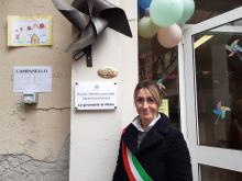 Inaugurazione scuola La Girandola di Mirko-Corso e targa