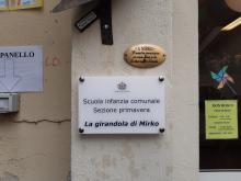 Inaugurazione scuola La Girandola di Mirko-Targa