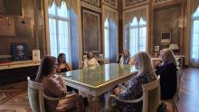 Incontro assessora Beghin e console d'Irlanda Sheehy-Gruppo