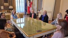 Incontro assessora Beghin e console d'Irlanda Sheehy-Gruppo
