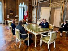 Incontro sindaca Salis e ambasciatore Svizzera Balzaretti