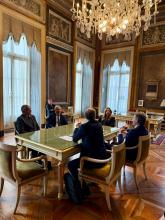 Incontro sindaca Salis e ambasciatore Svizzera Balzaretti
