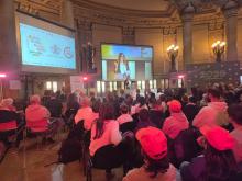 La Sala delle Grida del Palazzo della Borsa durante il Genova Global Goals Award 2025 La Sala delle Grida del Palazzo della Borsa durante il Genova Global Goals Award 2025