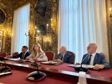 La presentazione dell'anniversario di Euroflora alla Sala Dorata