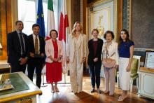 La sindaca Salis riceve a Palazzo Tursi l’inviata commerciale del Regno Unito per l’Italia, Catherine McKinnell