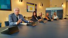 Marco Dodero, ass Ferro, ass Bianchi, pres Palmieri, presidente FIC Liguria Carola Daccà