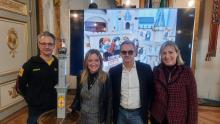 Marco Fanelli, assessore Paola Bordilli, Paolo Fanghella, Cristina Pozzi