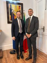 Uno degli incontri del consigliere Kaabour in Marocco Uno degli incontri del consigliere Kaabour in Marocco