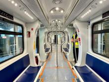 gli interni di una carrozza