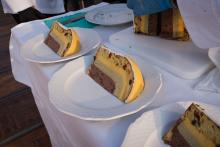 due fette del panettone vincitore