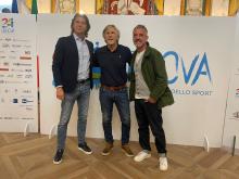 Simone Pavan, Enrico Nicolini e Francesco Flachi nel Salone