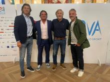 Pavan, Sandro Scarrone, Nicolini e Flachi nel Salone