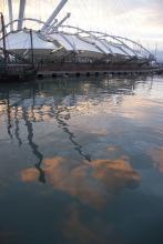La piazza delle Feste al Porto Antico di Genova