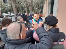 Posa pietre d'inciampo in corso Magenta-Intervista Mascia