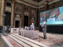 Posa pietre d'inciampo-Palazzo Ducale-Demnig, Biolè, Bucci