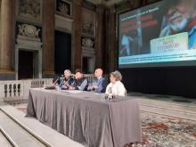 Posa pietre d'inciampo-Palazzo Ducale-Demnig, Biolè, Luzzati