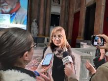 Posa pietre d'inciampo-Palazzo Ducale-Intervista Brusoni