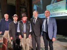 Posa pietre d'inciampo-Palazzo Ducale-Momigliano, Demnig, Bucci, Biolè