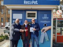 Presentazione Ecocompattatore Carignano-Raggi, Avvenente, Zane