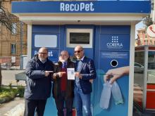 Presentazione Ecocompattatore Carignano-Raggi, Avvenente, Zane