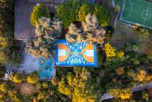 Un'altra spettacolare foto dall'alto del campetto Un'altra spettacolare foto dall'alto del campetto