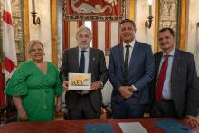 delegazione Santos a Tursi
