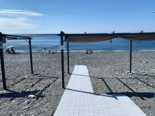 L'ingresso della spiaggia dei Bambini inclusiva di Voltri (foto di repertorio)