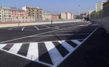 Il parcheggio di via della Pietra inaugurato nel 2018
