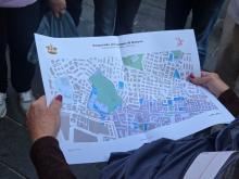 La mappa "di partenza" della passeggiata a Sestri Ponente La mappa "di partenza" della passeggiata a Sestri Ponente
