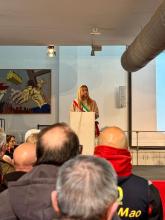 Sindaca Salis al funerale laico di Danilo Oliva