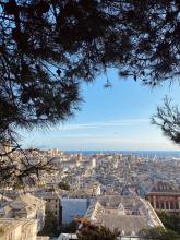 Vista di Genova da spianata Castelletto