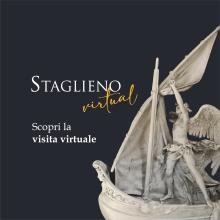 La card digitale con la foto della statua dell'Angelo Nocchiero