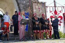 Cerimonia SantAnna di Stazzema-Sindaca Silvia Salis