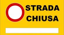 Cartello generico di "strada chiusa"