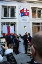 Targa Principi diritti dell'oceano-Scopertura targa